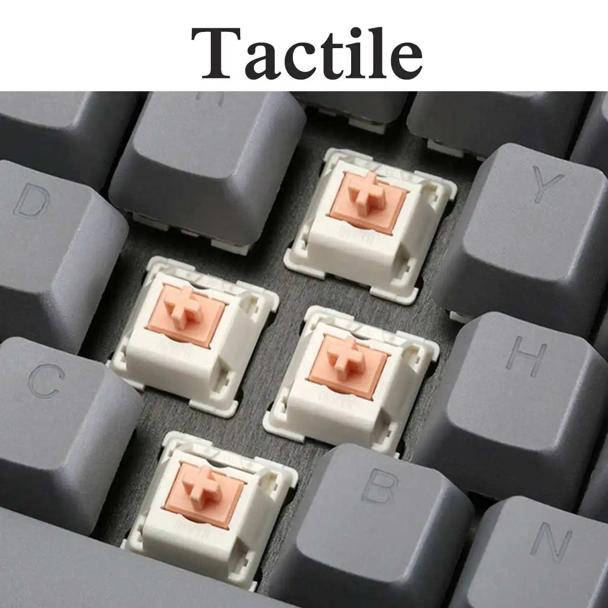 Holy Panda Tactile Keyboard Switch 3 Pin 55g 62g 67g POM Axis Mechanical Keyboard Custom Switches Hot Plug DIY GK61 TM680 Anne 2