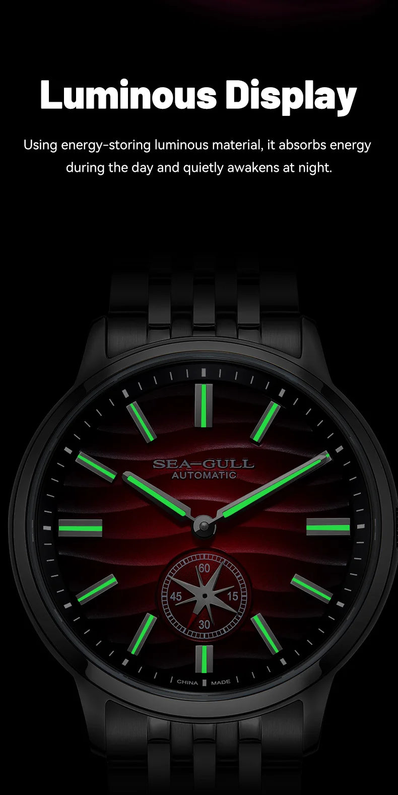 Automatic Mechanical Watches Luminous