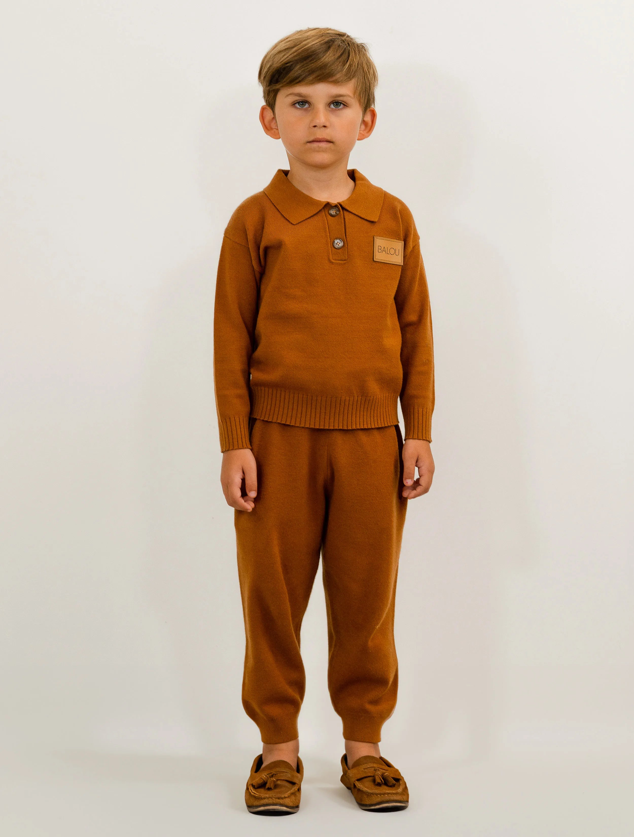 BALOU Kids Relaxed Knit Joggers