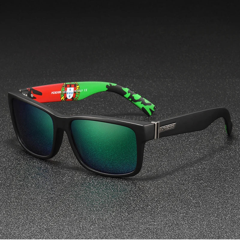KDEAM Revamp Of Sport Men Sunglasses Polarized Shockingly Colors Sun Glasses Outdoor Driving Photochromic Sunglass With Box
