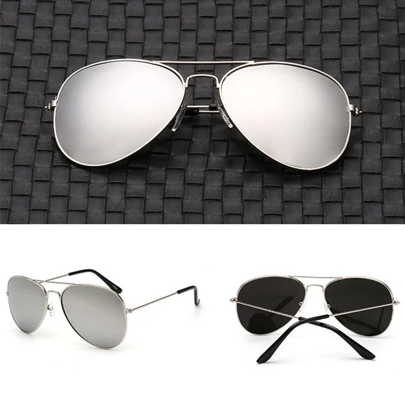 2026 New Double Bridge Aviation Sunglasse Woman Aviat Alloy Frame Polit Mirror Sun Glasses Female Male UV400 Eyewear for Men