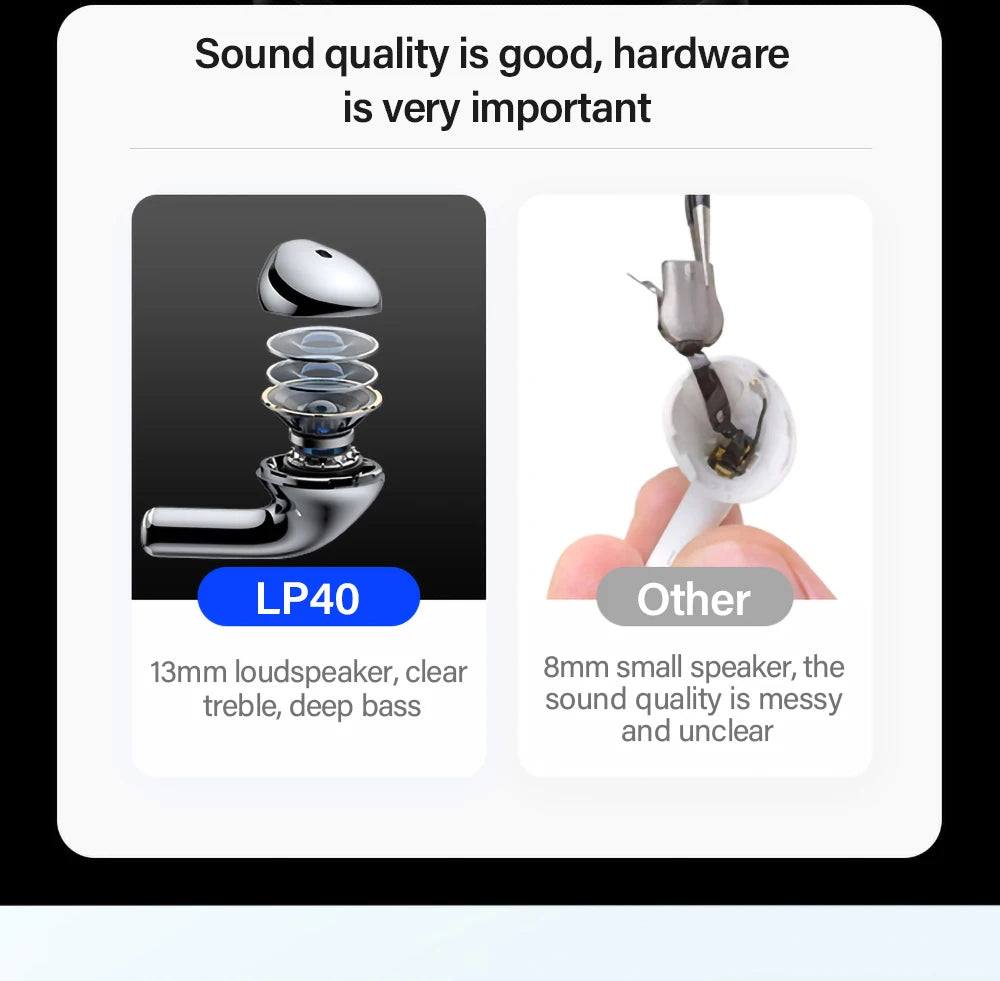 Lenovo LP40 wireless earbuds