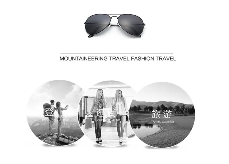 2026 New Double Bridge Aviation Sunglasse Woman Aviat Alloy Frame Polit Mirror Sun Glasses Female Male UV400 Eyewear for Men