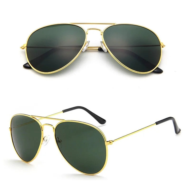 2026 New Double Bridge Aviation Sunglasse Woman Aviat Alloy Frame Polit Mirror Sun Glasses Female Male UV400 Eyewear for Men