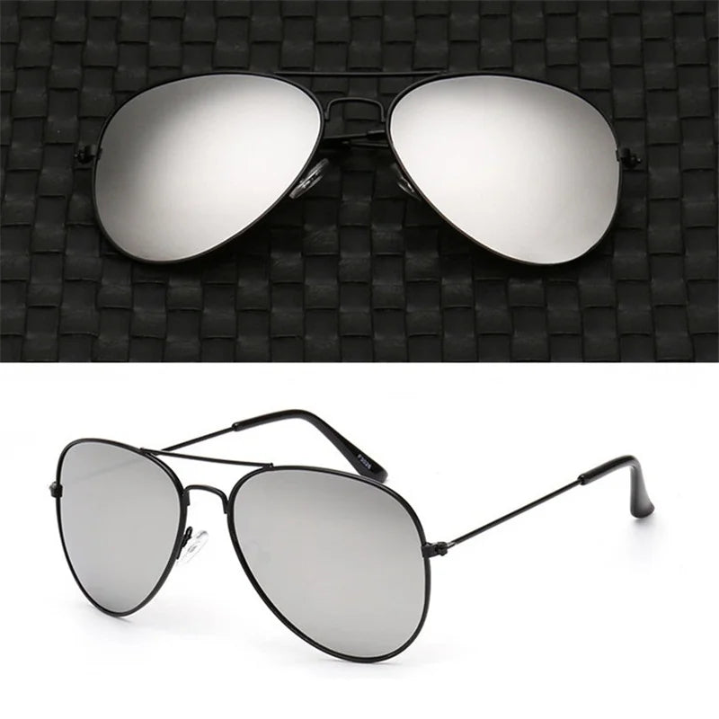 2026 New Double Bridge Aviation Sunglasse Woman Aviat Alloy Frame Polit Mirror Sun Glasses Female Male UV400 Eyewear for Men
