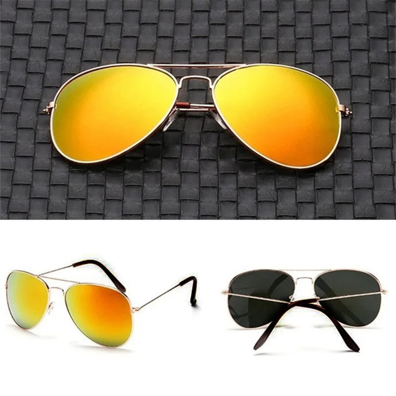 2026 New Double Bridge Aviation Sunglasse Woman Aviat Alloy Frame Polit Mirror Sun Glasses Female Male UV400 Eyewear for Men