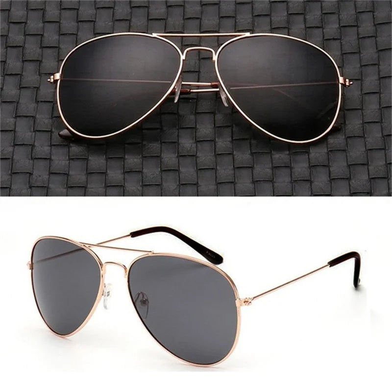 2026 New Double Bridge Aviation Sunglasse Woman Aviat Alloy Frame Polit Mirror Sun Glasses Female Male UV400 Eyewear for Men