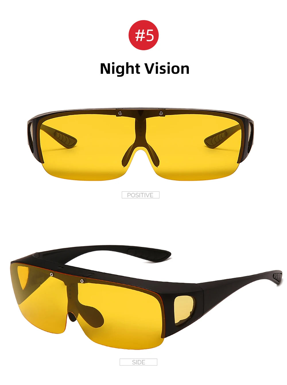 VIVIBEE Flip Up Polarized Fit Over Glasses Sunglasses Men Driving UV400 Photochromic Fishing Goggle Outdoor Women