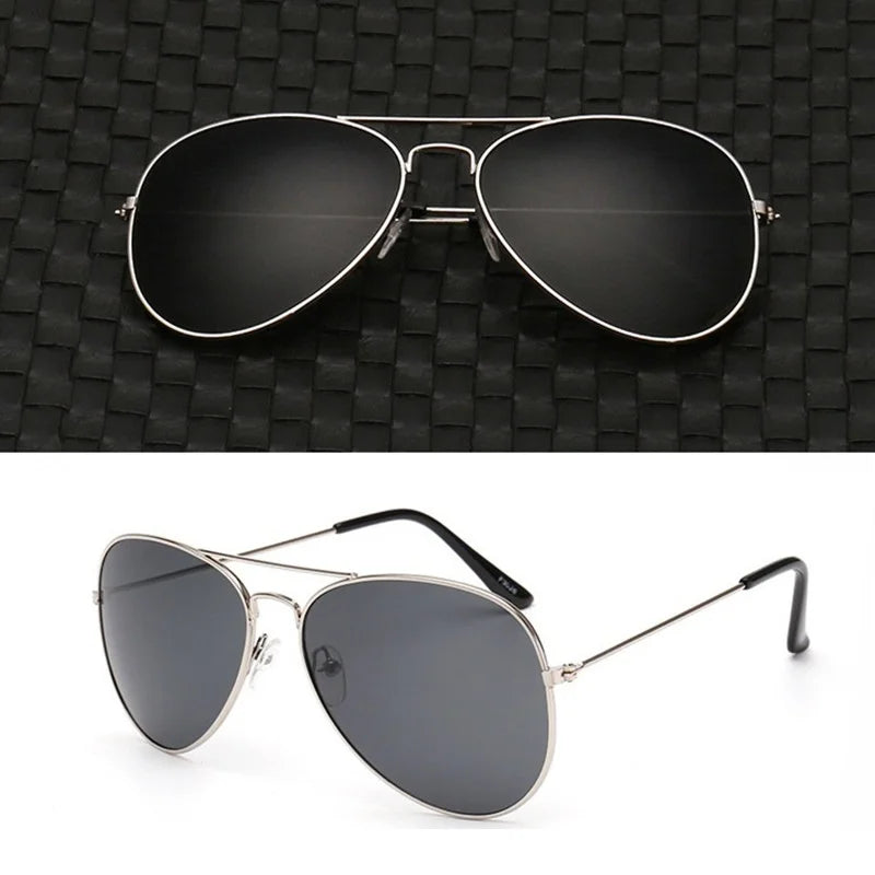 2026 New Double Bridge Aviation Sunglasse Woman Aviat Alloy Frame Polit Mirror Sun Glasses Female Male UV400 Eyewear for Men