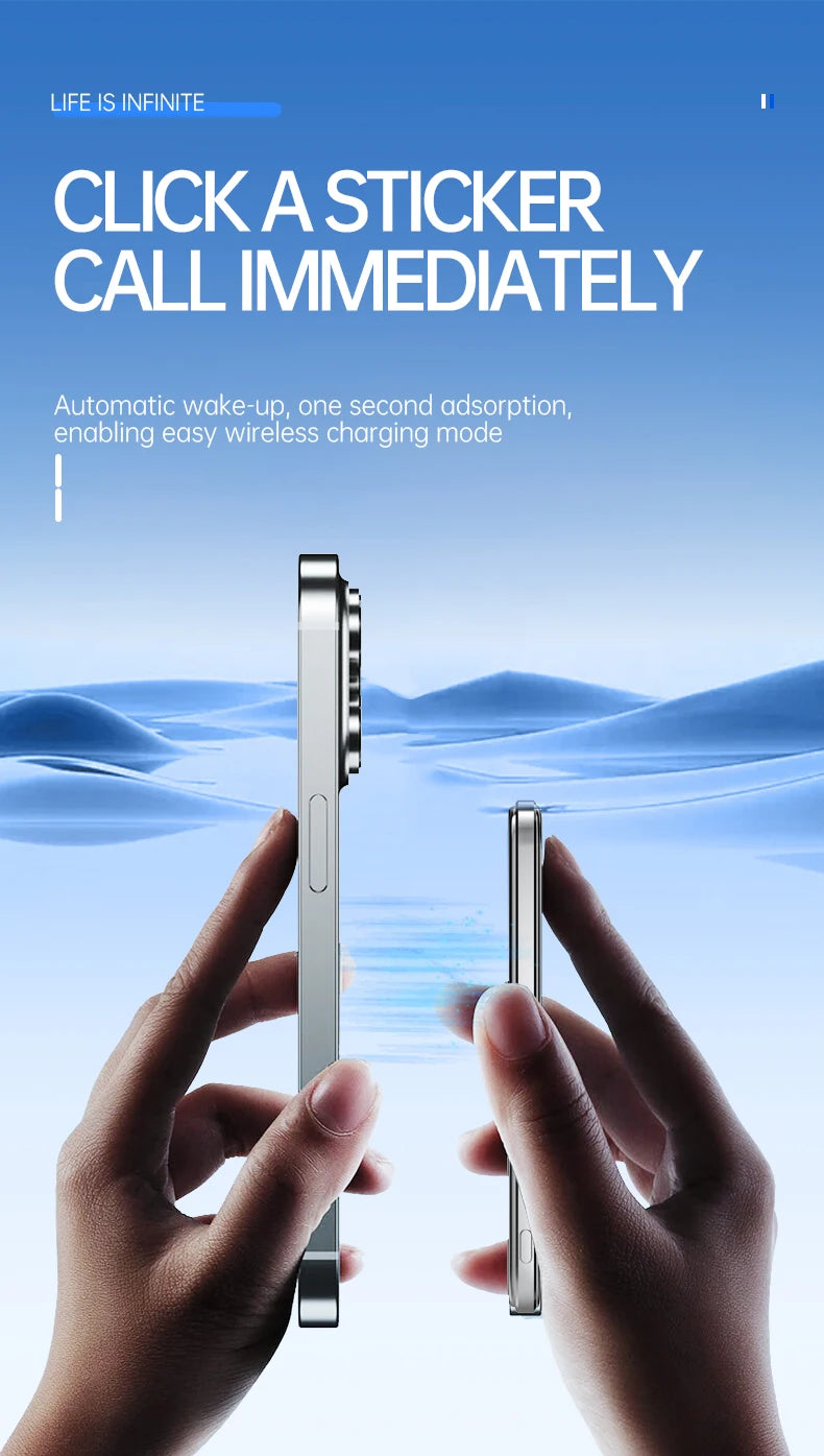 Ultra Thin slim MagSafe,Magnetic Power Bank for