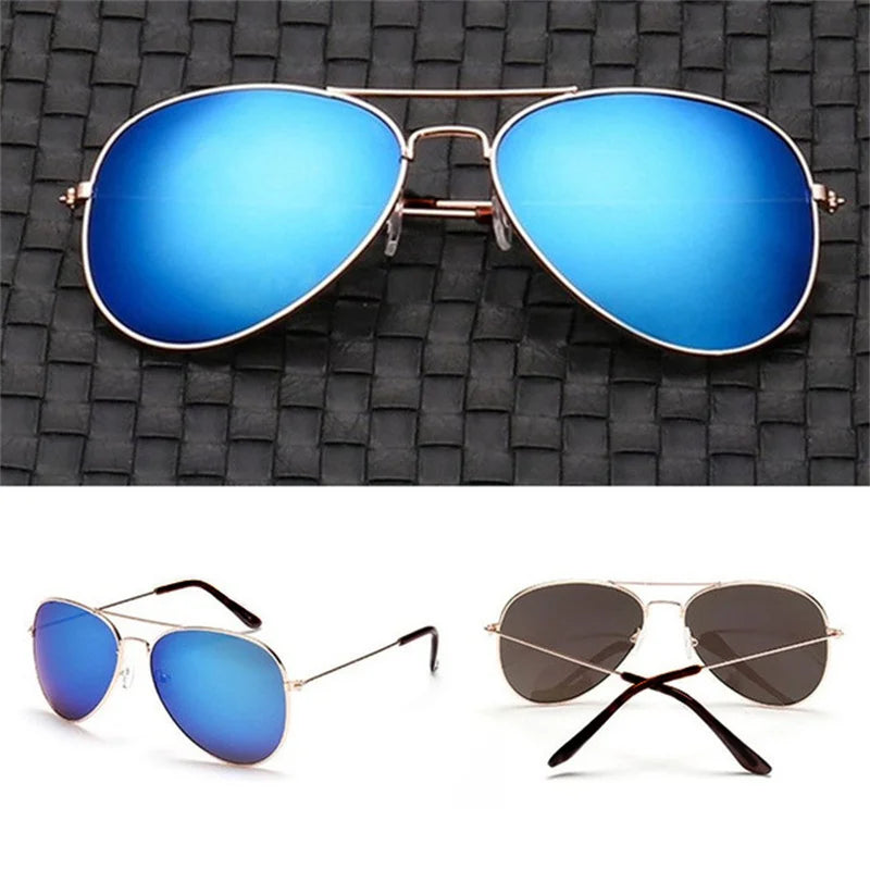 2026 New Double Bridge Aviation Sunglasse Woman Aviat Alloy Frame Polit Mirror Sun Glasses Female Male UV400 Eyewear for Men