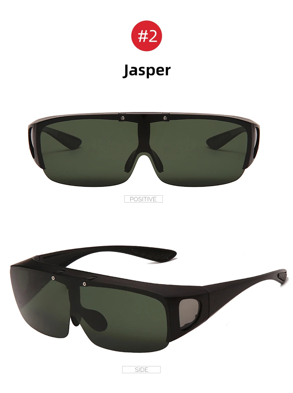 VIVIBEE Flip Up Polarized Fit Over Glasses Sunglasses Men Driving UV400 Photochromic Fishing Goggle Outdoor Women