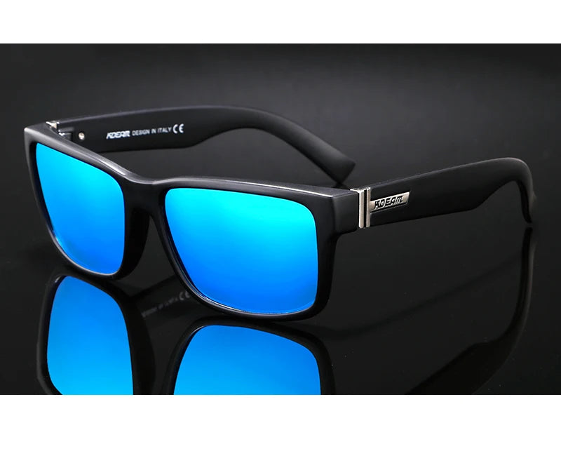 KDEAM Revamp Of Sport Men Sunglasses Polarized Shockingly Colors Sun Glasses Outdoor Driving Photochromic Sunglass With Box