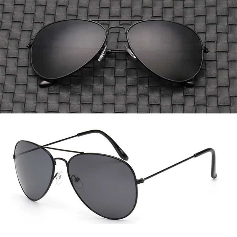 2026 New Double Bridge Aviation Sunglasse Woman Aviat Alloy Frame Polit Mirror Sun Glasses Female Male UV400 Eyewear for Men