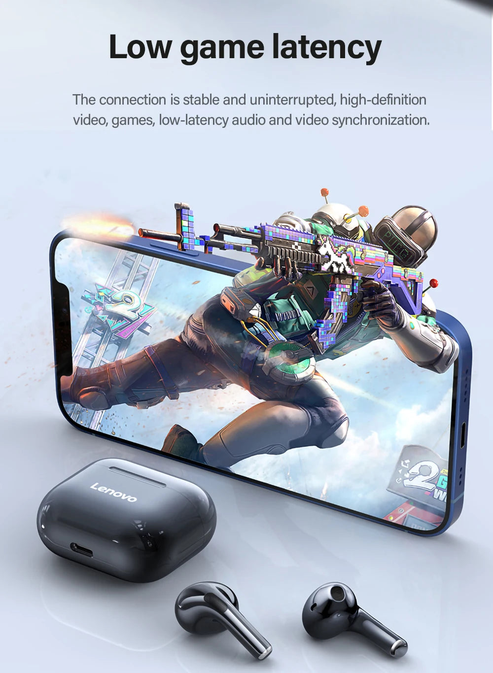 Lenovo LP40 wireless earbuds