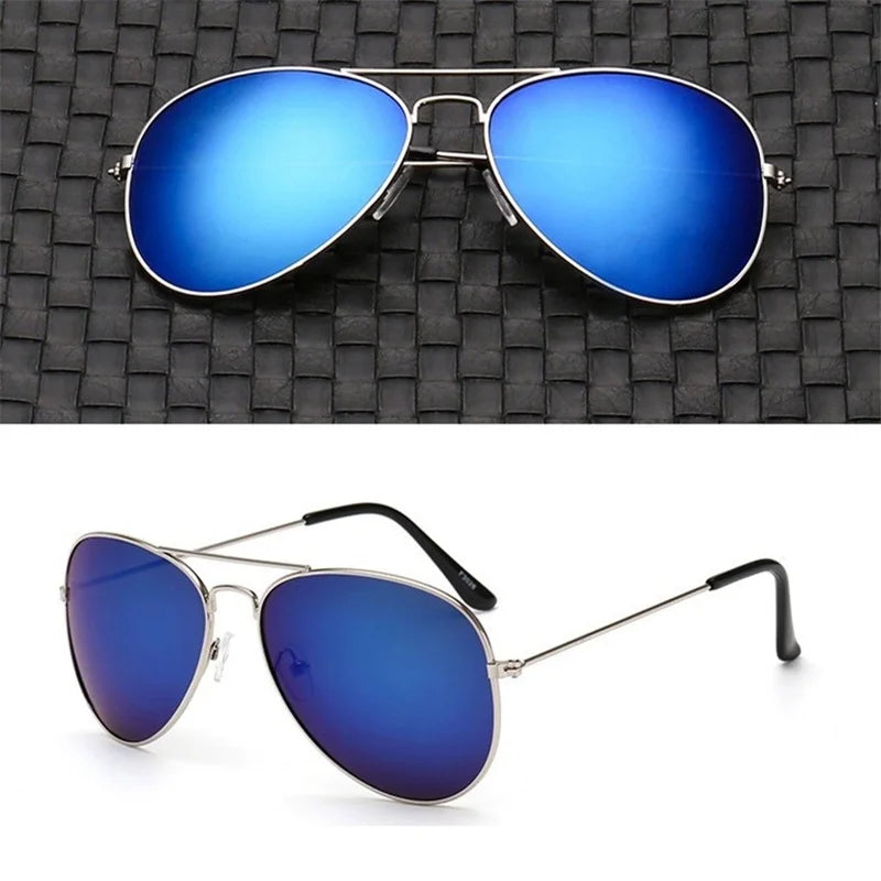 2026 New Double Bridge Aviation Sunglasse Woman Aviat Alloy Frame Polit Mirror Sun Glasses Female Male UV400 Eyewear for Men