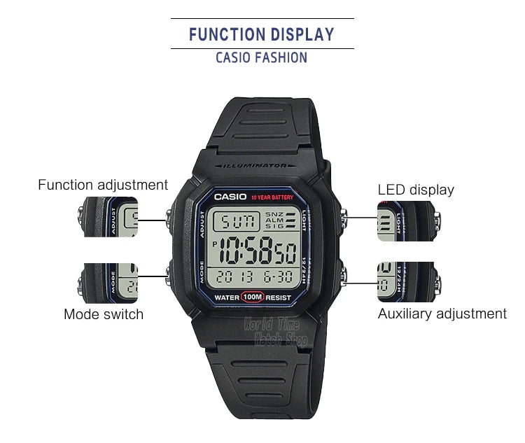 Casio watch W-800H-1
