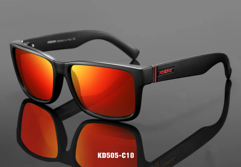 KDEAM Revamp Of Sport Men Sunglasses Polarized Shockingly Colors Sun Glasses Outdoor Driving Photochromic Sunglass With Box