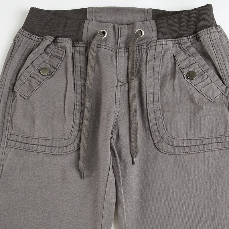 2000s Clothes Y2k Low Rise Boot Cut Jeans Woman Casual Black Striped Denim Trousers Streetwear Flare Pants P77-DD25