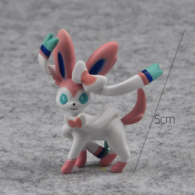 Pokemon Kyogre Groudon Solgaleo Eevee Anime Action Toy Figures Doll Model Colletion Toys For Children