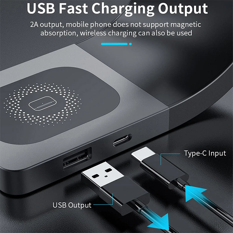 Magnetic Wireless Stand  15W Fast Charging