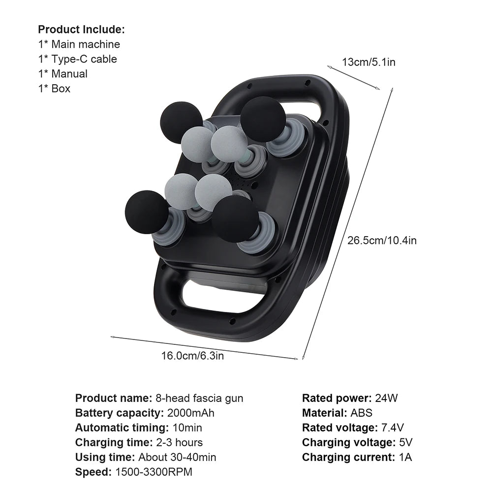 42-Heads Massage Gun