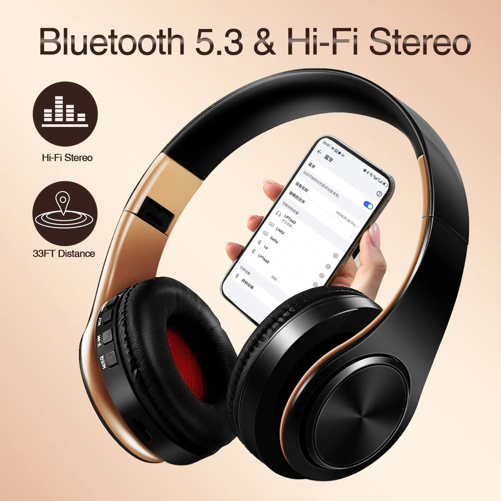 Wireless stereo headphonees