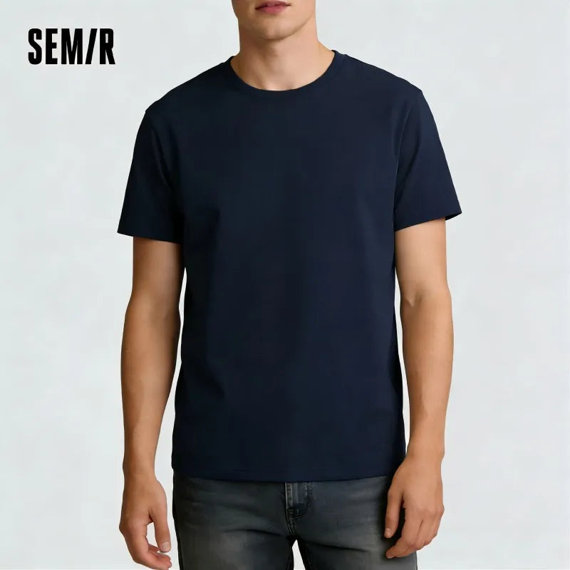 SEMIR T Shirt Men Fashion Casual Cotton T-shirts Men White Tee Shirts Short Sleeve Streetwear Summer Tops For Male