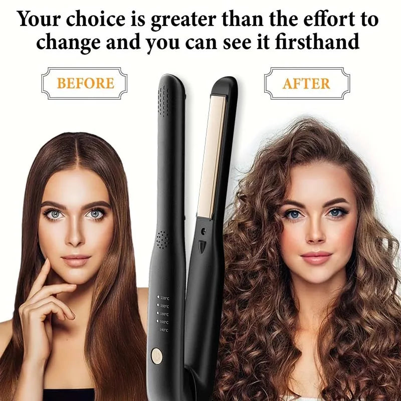 Mini Travel  Hair Straightener 2-in-1