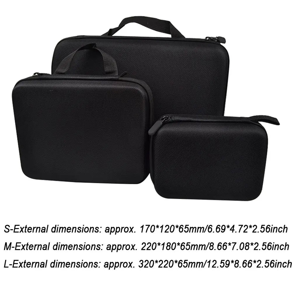 Bag Case DIY Travel Storage Box Collection Foam Portable Shockproof for GoPro Xiaomi SJCAM DJI OSMO EKEN SJCAM Action Camera