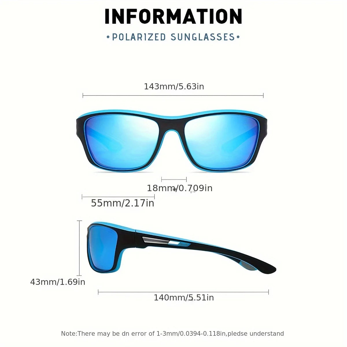 2/3PCS Brand New Men Sunglasses Polarized Sun Glasses Women UV400 Outdoor Baseball Softball Sport Eyewear Fishing Goggles