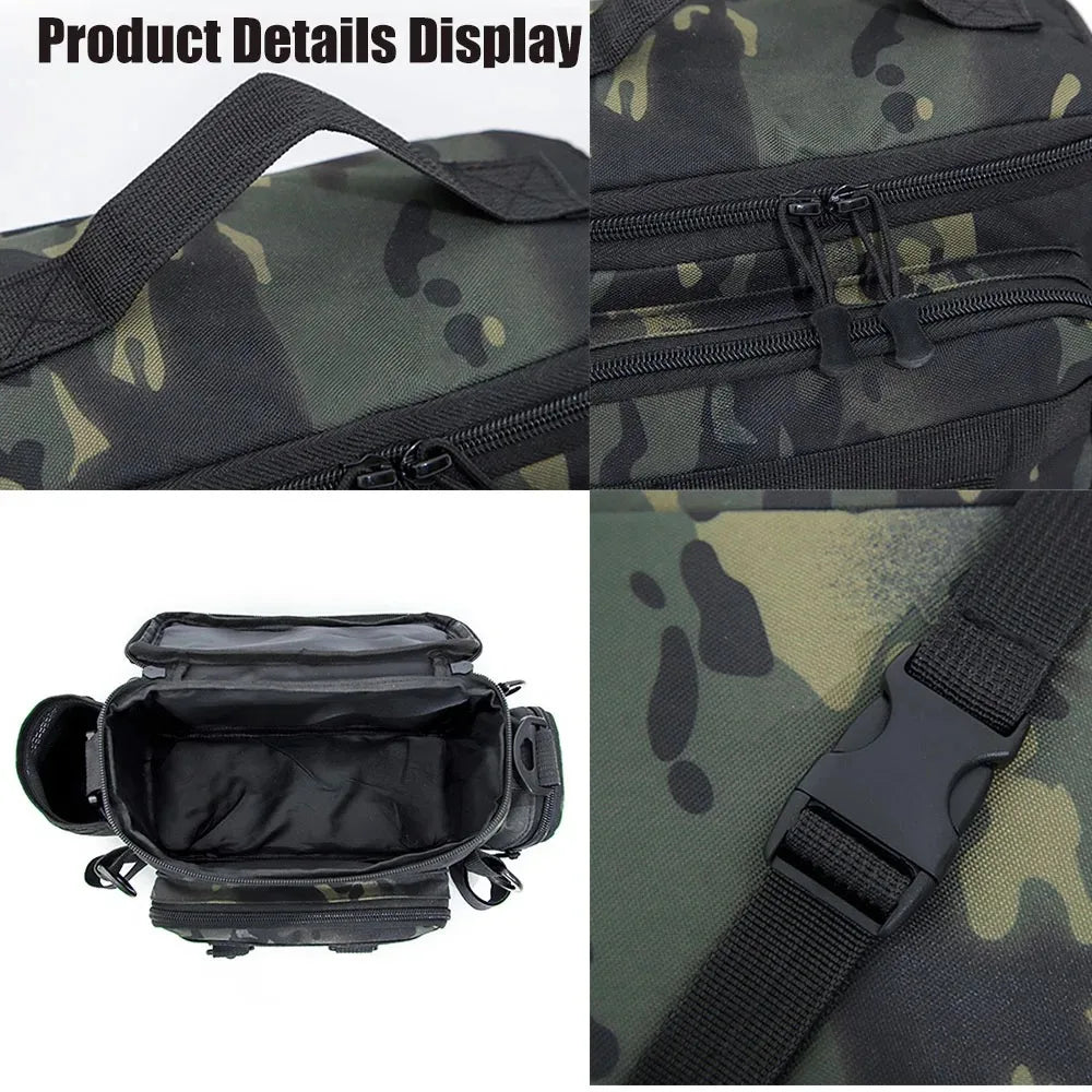 Mens Bags Fishing Back Pack Tool Backpack Shoulder Bag Goods Backpacks Sea Supplies Outdoor Rucksack Camo Entertainment Sports