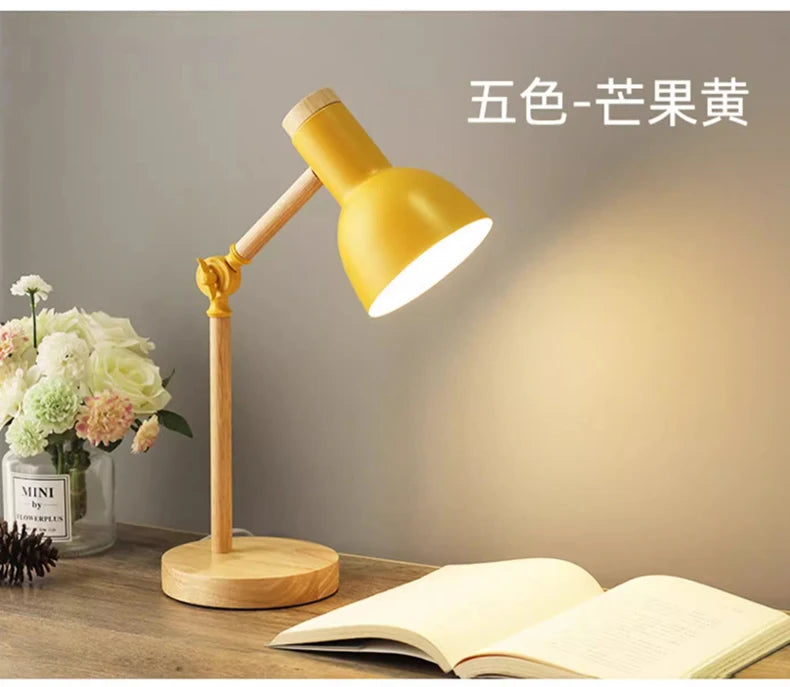 Nordic Wooden LED Lamp