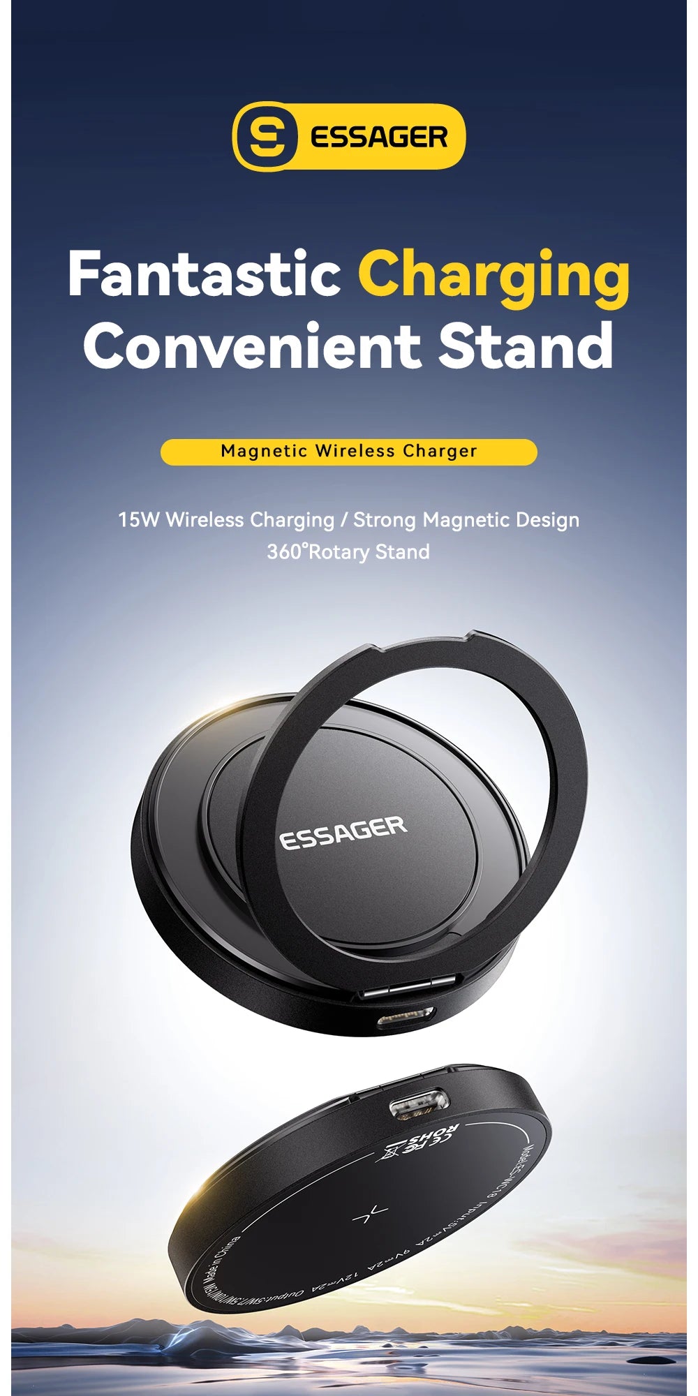 Essager 15W Wireless Charger Fast