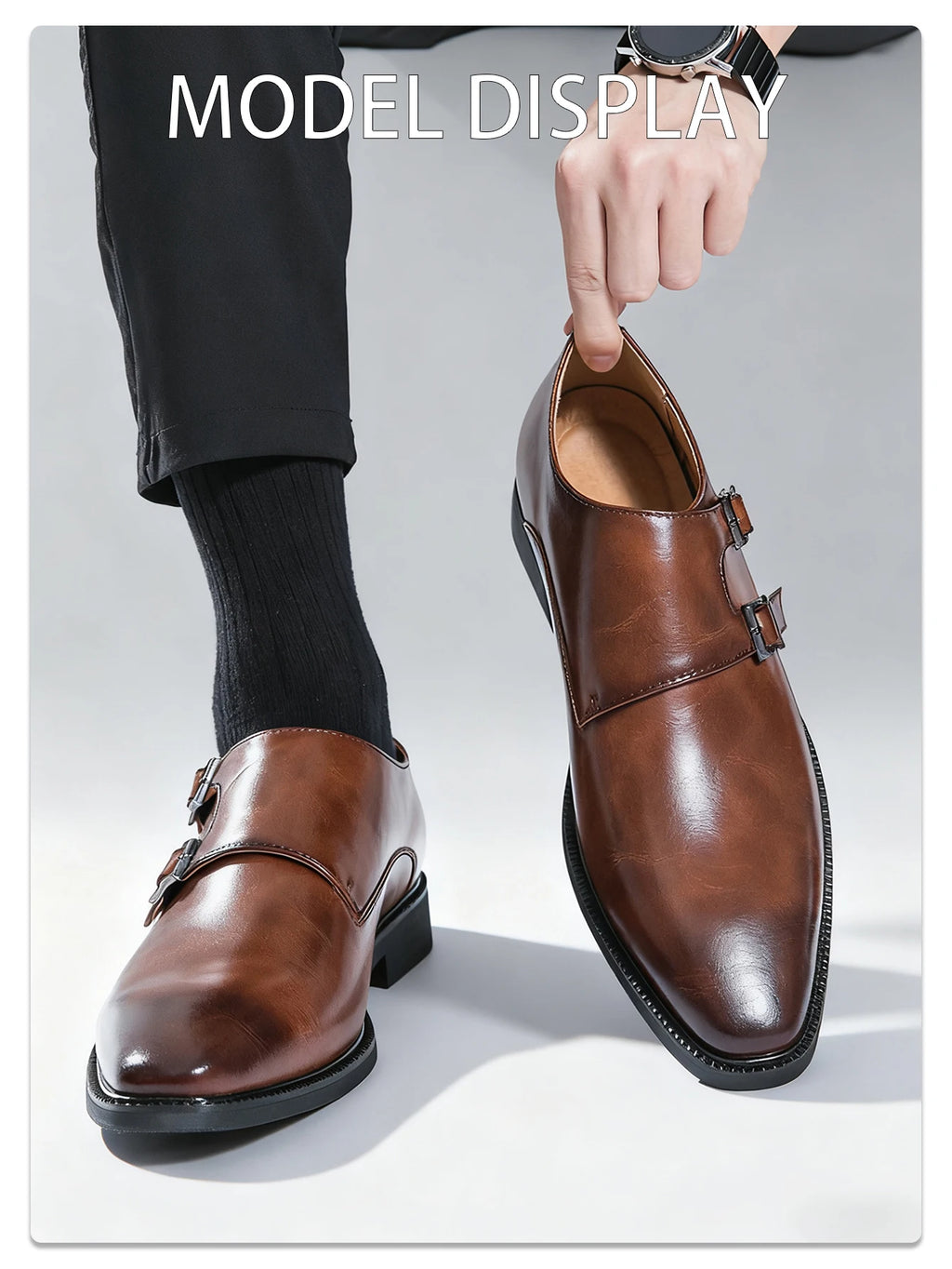 Men's Monk Leather Shoe