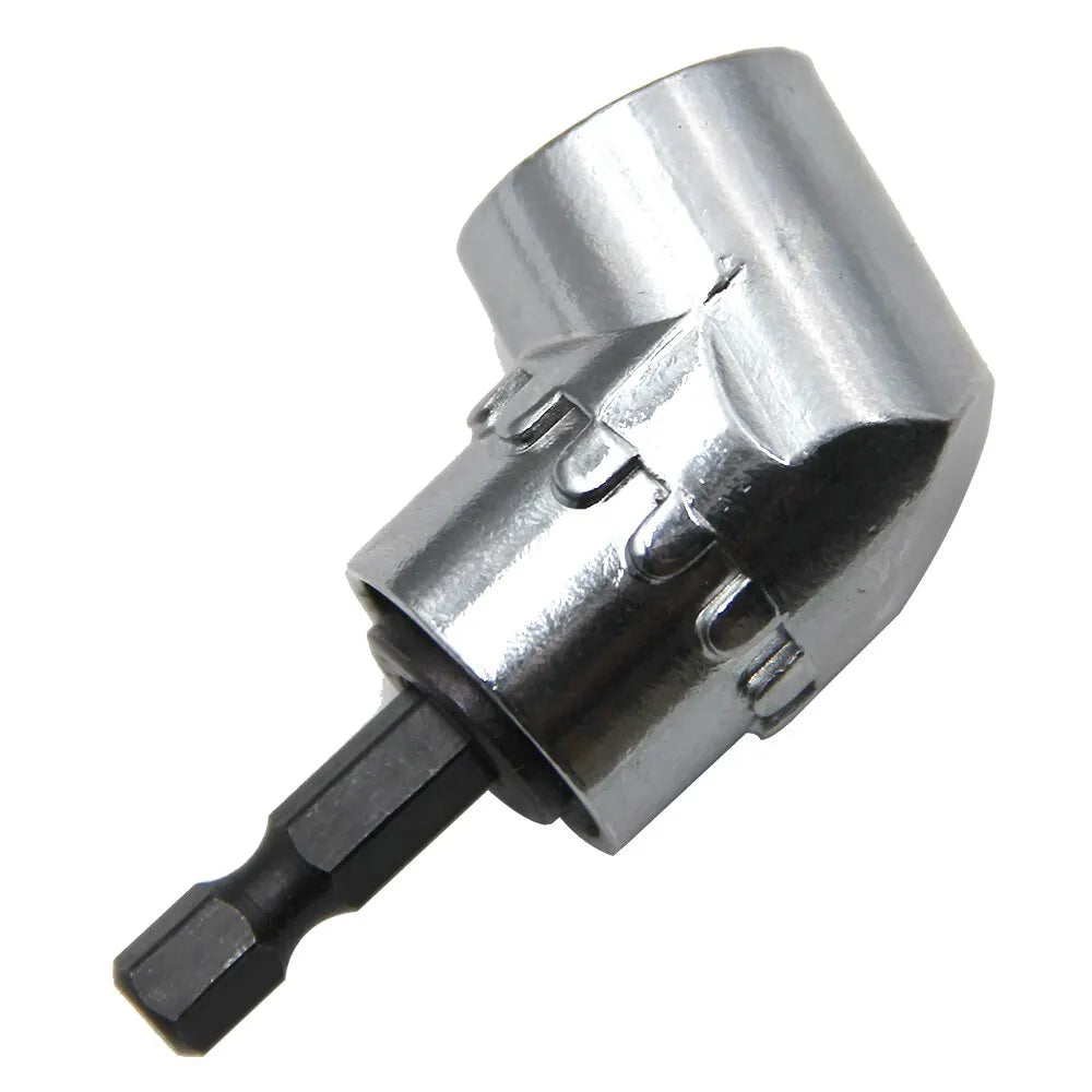 105 Degree Corner Drill Attachment Right Angle Screwdriver Adapter For Tight Space Work Electric Tool Extension Socket Hex Shank