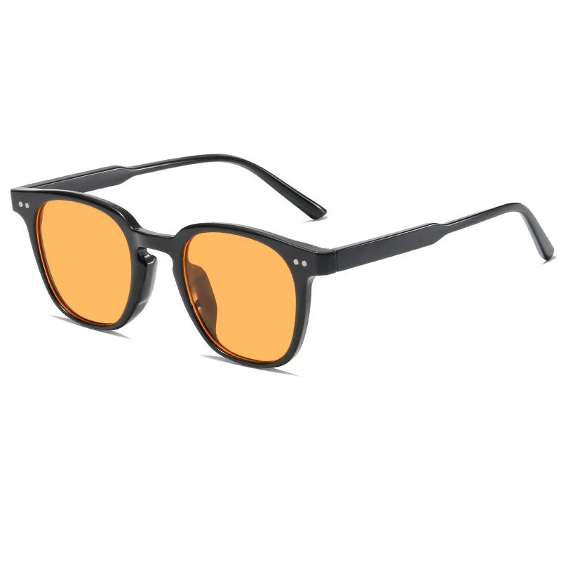 New Vintage Square Sunglasses Women Men Luxury Brand Small Round Sun Glasses Female Small Eyewear Oculos De Sol for Male Female
