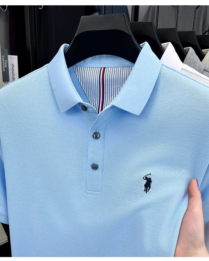 cotton short sleeve polo