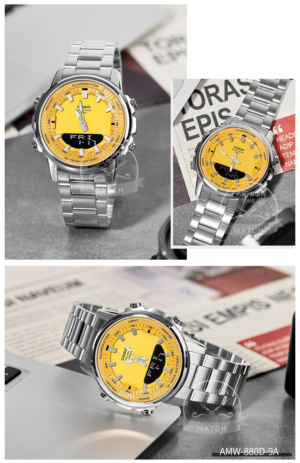 Casio watches  AMW-880 Series