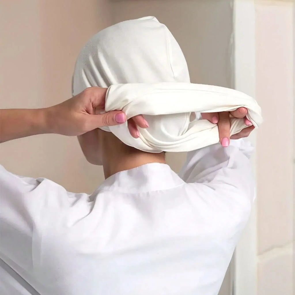 Muslim Solid Underscarf Caps Modal Instant Hijab Cotton Stretch Turban Cap Islamic Underscarf Bonnet Headscarf Headband