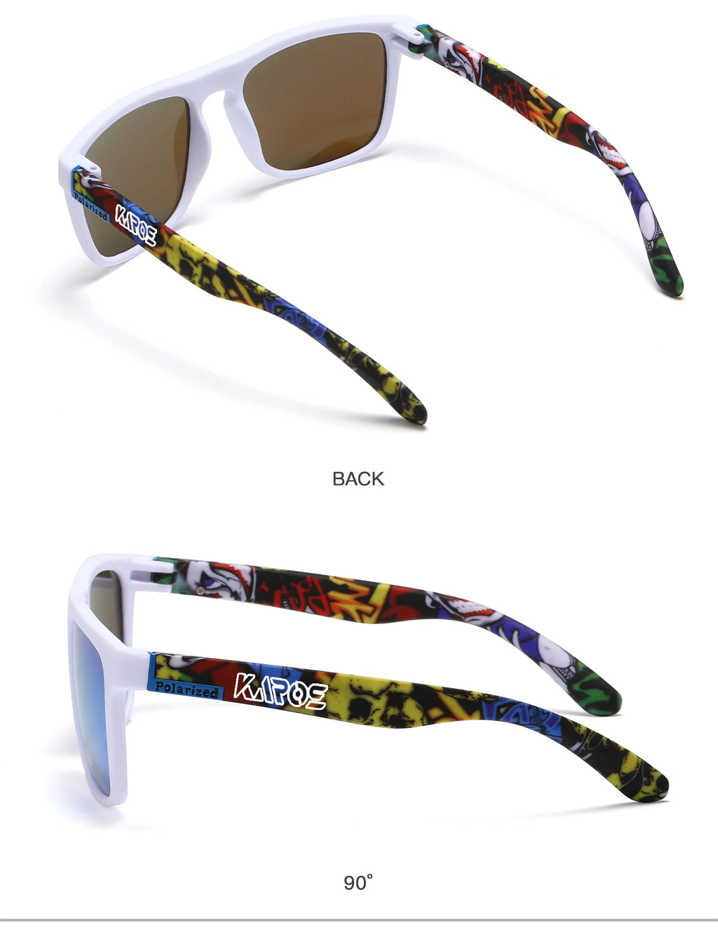 KAROS Polarized Sunglasses Unisex Car Driver Anti-Glare Goggles Outdoor for travel fishing beach UV400 eyeglasses