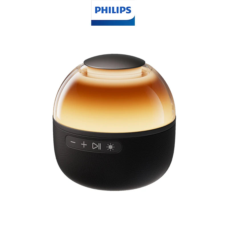 Philips TAS2009 Smart Wireless Bluetooth Speaker Convenient Home 360 ° Surround Sound Audio with Colorful Light for Office Home