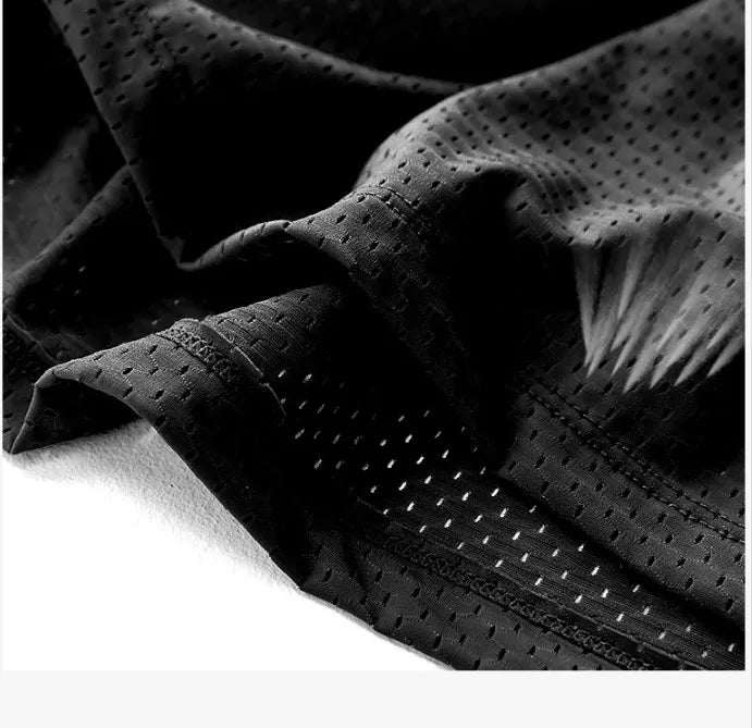 Men's Ice Silk Mesh Tank Tops Gym Stringer Transparent Bodybuilding Sleeveless Shirt Fitness Vest Male mesh Muscle Singlets