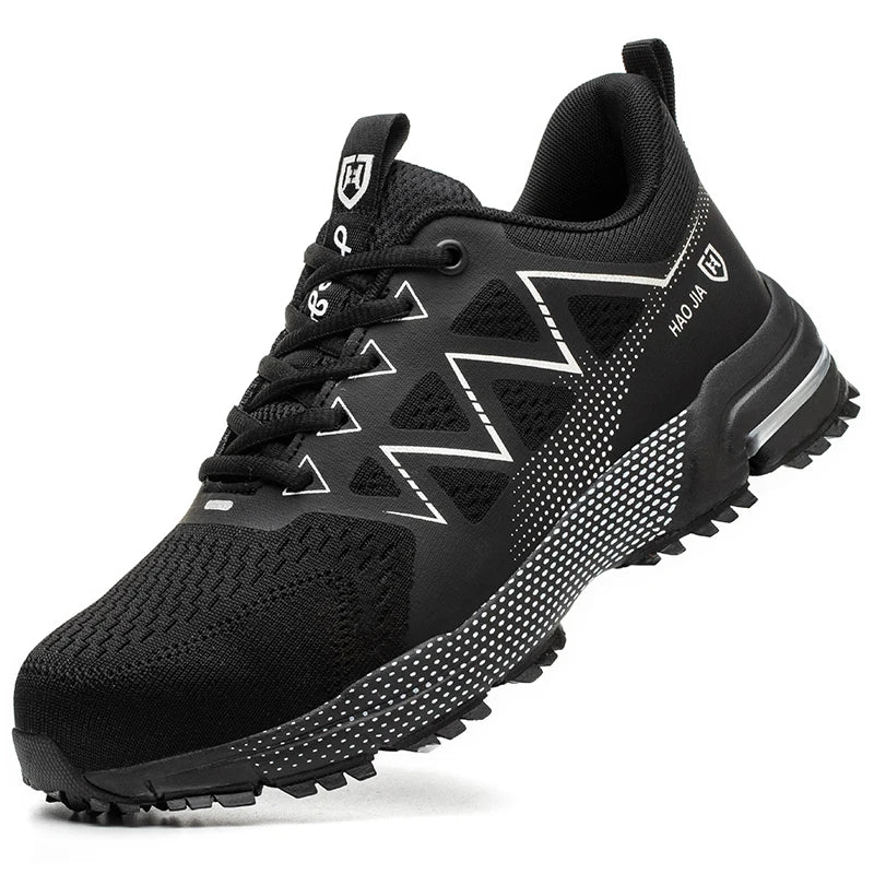 Lightweight Work Safety Shoes Men Women Indestructible Steel Toe Shoes Protective Safety Boots Breathable Security Work Sneakers