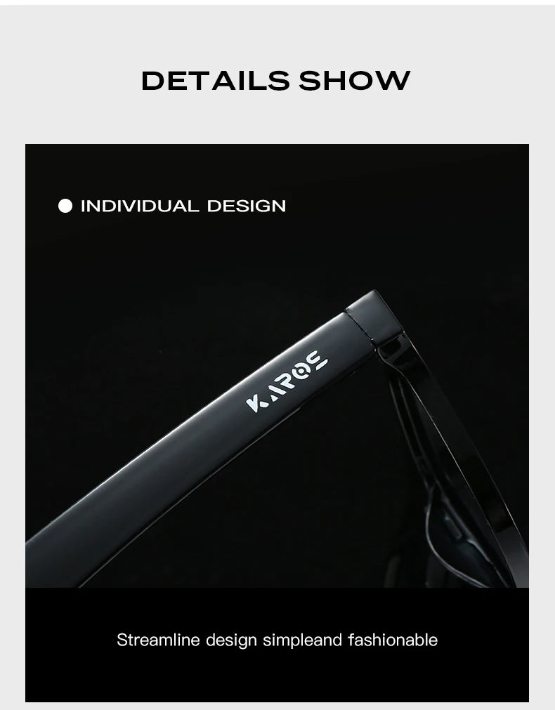 KAROS Fashion Sunglasses For Men Women Square Oversized Anti Glare Driving Eyewear Mirror Sun Glasses Women UV400 Goggles YZ2016