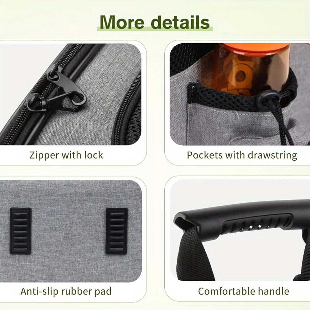 Cat Carrier Dog Backpack Expandable Large, Portable Breathable Rucksack with Front Opening-Mesh Window-Pockets