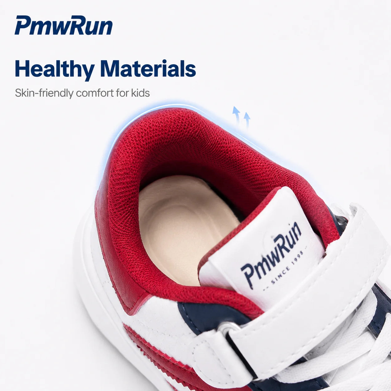 Trend Fashion Sport Shoes For Children PU Leather Waterproof Kid's Sneakers Soft-soled Anti-slippery Boy's Girl's Running Shoes