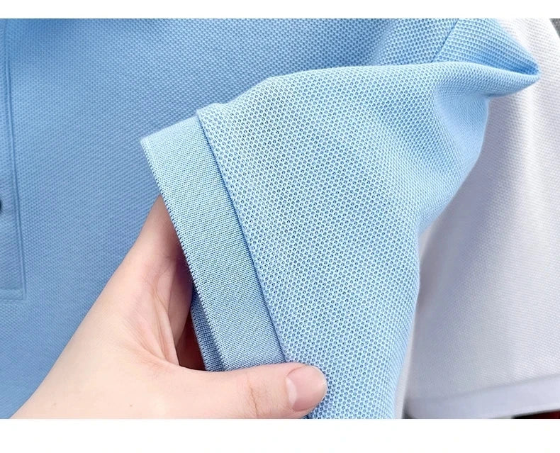 cotton short sleeve polo