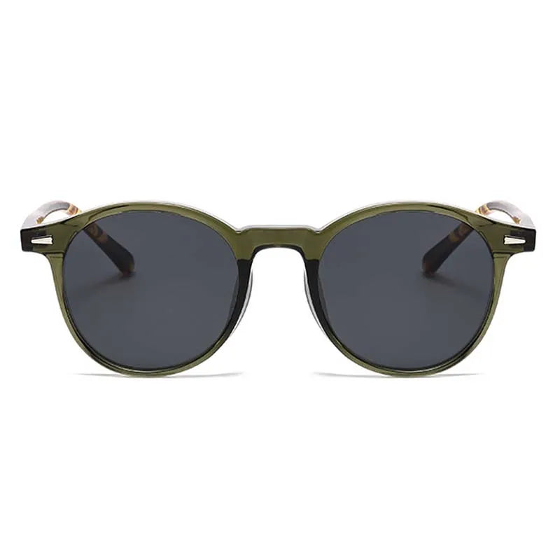 Fashion Transparent Round Frame Sunglasses for Women Casual Driving Outdoor Eyewear Men Plastic Ultralight UV400 Eyeglasses