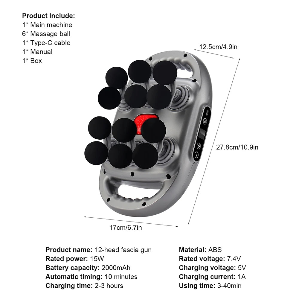 42-Heads Massage Gun